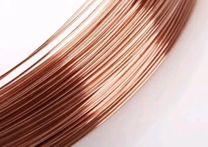 Copper Wire Round Solid Bare 1.5 mm X 1 Meter - Jewellery Making Craft Art - Picture 1 of 1