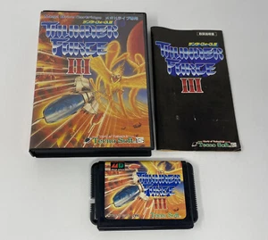 Thunder Force III 3 (Sega Mega Drive) CIB Estuche Completo y Manual - Importación de Japón - Imagen 1 de 12