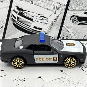 Majorette Dodge Challenger SRT Hellcat Police Suspension & Opening Doors 1:66 - Picture 1 of 7