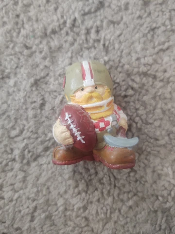Vintage 1983 NFL Huddles SAN FRANCISCO 49ERs - NFL Mascot PVC Figure - 2” Tall Cover