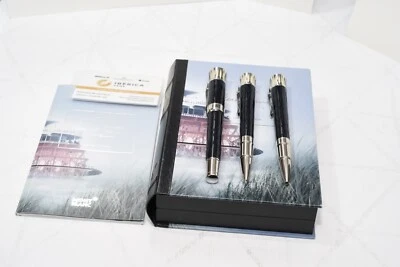 Montblanc Mark Twain 3 Piece Set, Pen, Pen and Pencil Holder - Image 1 of 4