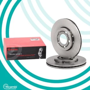 KIT DISCHI FRENO BREMBO LATO ANTERIORE 09.7011.14 AUTOVENTILATI SKODA VW POLO 6R - Imagen 1 de 9