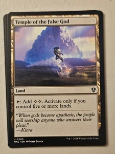 MTG | Temple of the False God (x4 Playset) | (NM) Commander: Karlov Manor - Picture 1 of 1