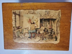 Caja de madera Anton Pieck vintage excelente estado - Imagen 1 de 10