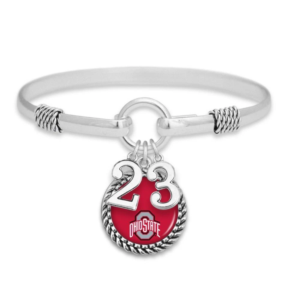 Ohio State Buckeyes Graduation Year 2023 Silver Bracelet Jewelry OSU - Image 1 of 1