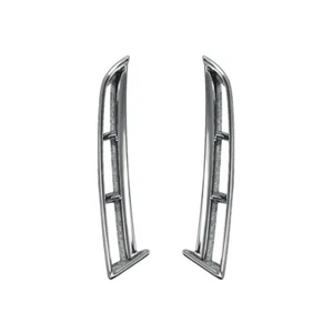 Silver Car Front Fog Light Driving Lamp Cover Trim For Hyundai Tucson 2022-2024 - Picture 1 of 3