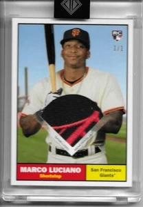 2024 Topps Transcendent VIP Party Marco Luciano Rookie gioco usato vero #1/1 - Foto 1 di 2