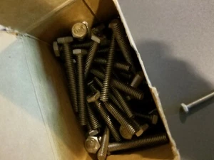 1/4"-20 - Vite a Tappo Esagonale in Acciaio Inox Lunga 2", (Scatola da 100) Nuova  - Foto 1 di 4