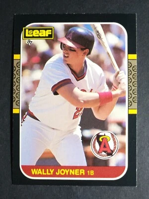 1987 LEAF BASEBALL #252 WALLY JOYNER ROOKIE CALIFORNIA ANGELS *NRMT* - Image 1 of 2