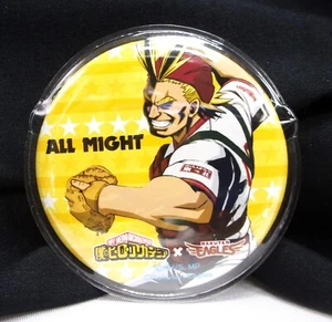 All Might x Rakuten Eagles - Botón insignia lata My Hero Academia de 2" - Japón - Imagen 1 de 3