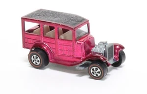 HOT WHEELS REDLINE CLASSIC '31 WOODY ROSE - Imagen 1 de 10