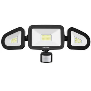 Meikee 42W LED Sicherheitsleuchten mit Bewegungsmelder Schwarz PIR Fluter Outdo... - Bild 1 von 7