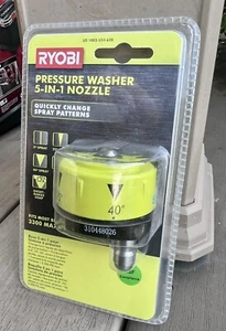 Ryobi 5 in 1 Pressure Washer Nozzle All Metal Case 3300PSI Gas & Electric *NEW* - Picture 1 of 11