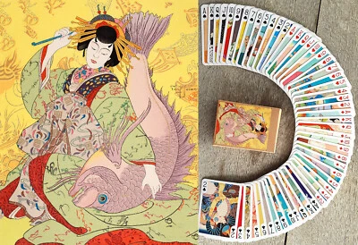 Playing Cards (Poker Deck 54 Cards) IMPERIAL ASIAN ART Vintage Paul Jacoulet 143 - Image 1 of 4