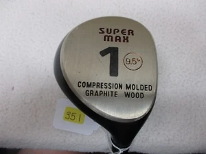 //Super Max Compression Molded Graphite Wood 9.5* #1 Driver - RH - Men's - #351 - Picture 1 of 12