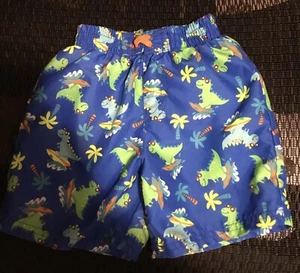 BABY BOY SWIMSUIT TRUNKS 18 MONTHS HEALTHTEX 18M DINOSAUR 🦖 CUTE BATHINGSUIT - Picture 1 of 7