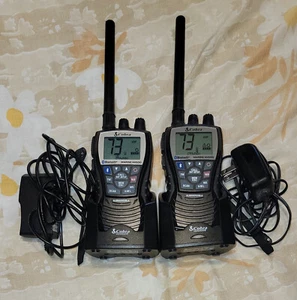 Cobra Marine Handheld MR HH500 FLT BT VHF Marine Radio Black- 2 OF THEM - Photo 1/3