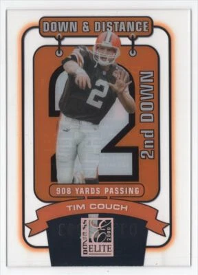2000 Donruss Elite Down and Distance TIM COUCH /908 - Image 1 of 2