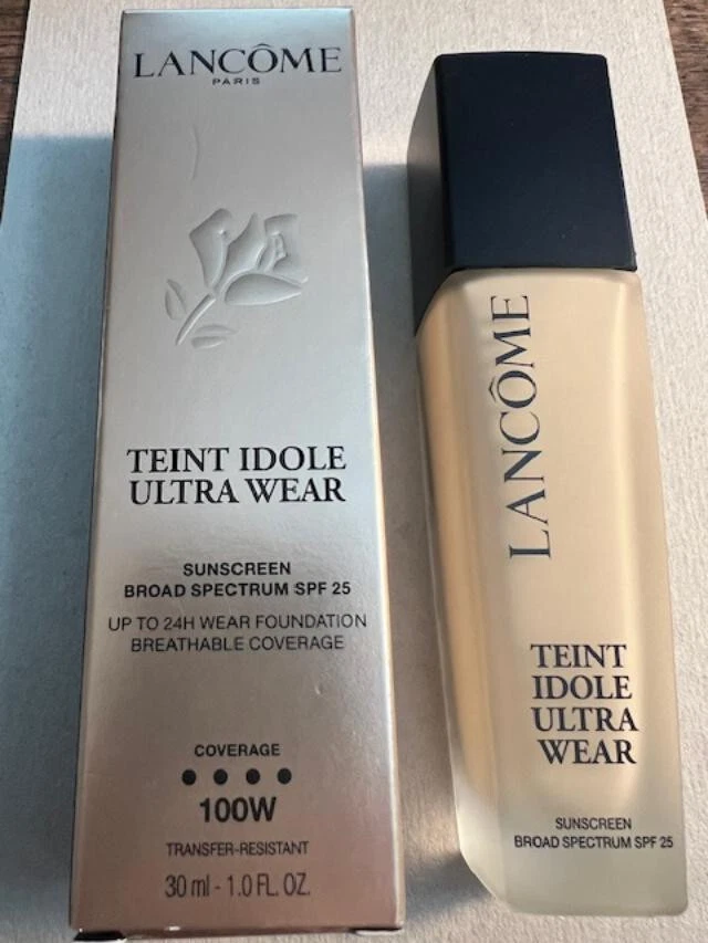 Lancome Teint Idole Ultra Wear Foundation SPF 25 100W NIB 30ml 1.0 oz Exp 02/25 - Image 1 of 1
