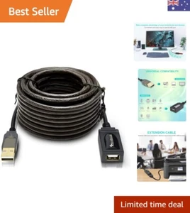 USB Extension Cable 5M, USB 2.0, Active, Type A Male to Female, Repeater Cabl... - Picture 1 of 9