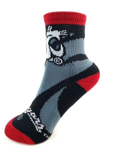 Washington State Cougars Black & Gray Zoom Logo Youth Socks Cover