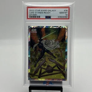 2023 Topps Chrome Star Wars Galaxy Luke Stands Ready #36 Atomic /150 PSA 10 - Picture 1 of 1