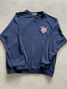 Notre Dame Fighting Irish Blue 2013 BCS National Championship Sweatshirt Mens M - Picture 1 of 4