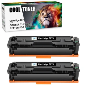 2PK COOLTONER Premium 067 Black HY Compatible for Canon 067 LBP633Cdw Cartridge - Picture 1 of 7