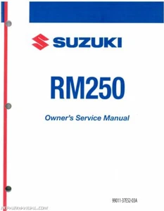 1999 Suzuki RM250W Service Manual : 99011-37E52-03A - Picture 1 of 1