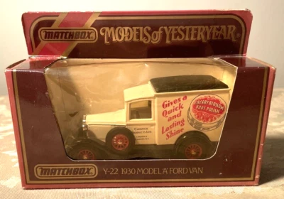 MATCHBOX Y-22 1930 MODEL “A” FORD VAN, 1:40 SCALE, NEW - Image 1 of 4