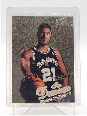 TIM DUNCAN 1997-98 FLEER ULTRA ROOKIE BASKETBALL SPURS #131G RC Q3713 - Imagem 1 de 2