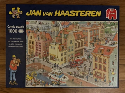 Jan van Haasteren Il pezzo mancante puzzle fumetto 1000 pezzi completo jumbo - Immagine 1 di 4
