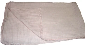 Babydecke ~ schicke Erbse ~ weich 100 % Baumwolle ~ rosa 36"x40" Kinderzimmer Wickel Bettwäsche 682 - Bild 1 von 3