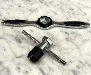 Quick Change Tapwrench & DIENUT Multi Bar T Tap Wrench Die Stock Holder Handle - Picture 1 of 5