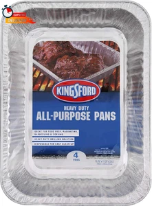 Heavy Duty Large Aluminum Pans - Disposable Aluminum Pans for Cooking, Baking - Picture 1 of 12