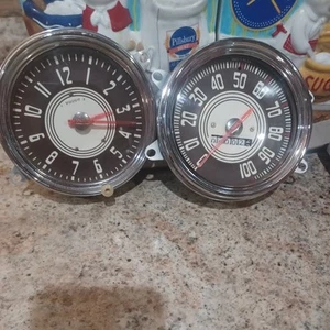 1948 Chevy Speedometer And Clock - Picture 1 of 8