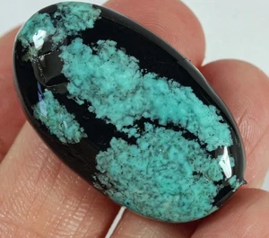 Telaraña Natural 42Ct Turquesa Cabina Antiguo Stock YKMpA677 - Imagen 1 de 3