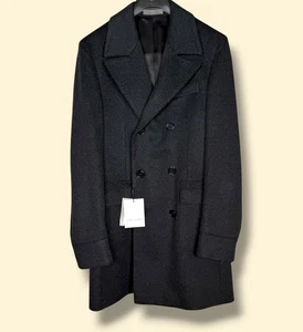 Corneliani 100% Virgin wool Wintercoat Quiet Luxury  Dark Grey Size IT 46 $1,ar7 - Picture 1 of 10