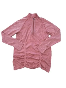 Camisa Athleta Para Mujer Sin Costuras Media Cremallera Pullover Agujeros para Pulgar Prenda para el torso para Correr Talla XL - Imagen 1 de 10