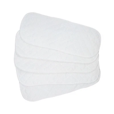 5 piezas pañales de tela de algodón para bebé inserciones forros 3 capas reutilizables pañales para recién nacido J Foto 1 de 4