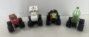 Disney Cars Monster Trucks Set of 4- Dr. Feel Bad Rasta Paddy McMean - Picture 1 of 9