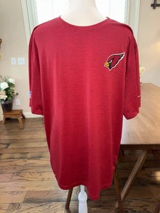 Nike NFL Arizona Cardinals Dri-Fit On Field Red Short Sleeve Shirt XXL - Picture 1 of 11