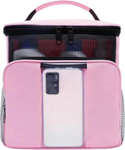 Mesh Shower Caddy Portable Hanging travel Toiletry Bag Dorm Room Essentials - Picture 1 of 12