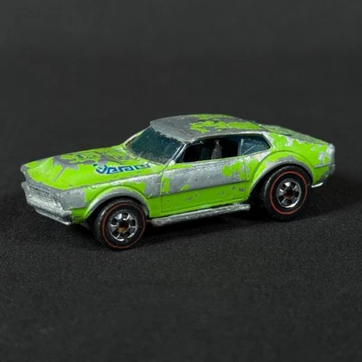 1969 Hot Wheels Redline Flying Colors Mighty Maverick carro fundido verde claro - Imagem 1 de 4