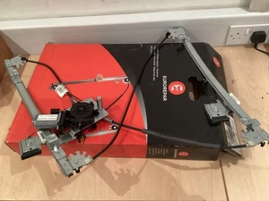 VW Polo Front Right Window Regulator Driver Side 4/5 Doors With Motor 1994-2001 - Picture 1 of 5