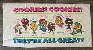 Vintage 90s Girl Scout Cookies Beach Bath Towel - NEW Never Used Excellent - Picture 1 of 5