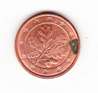 Pièce de monnaie 1 cent centime euro Allemagne 2009 - Photo 1/4