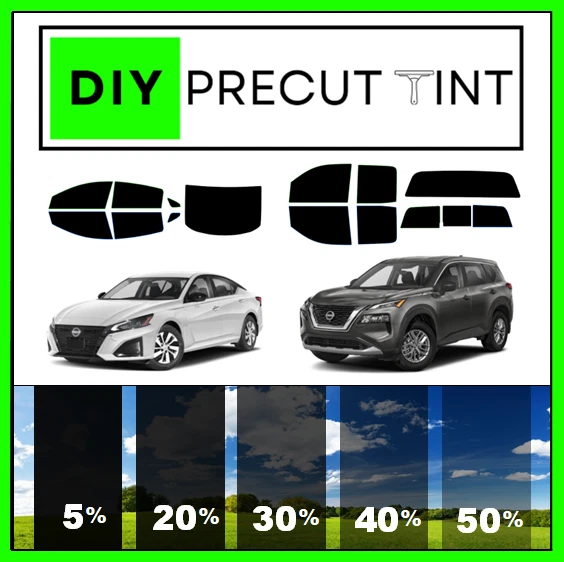 DIY PreCut Premium Ceramic Window Tint Fits NISSAN Pathfinder 00-25 ANY Windows - Image 1 of 4