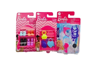 NEU Mattel ~ Barbie Zubehör ~ 3er Pack ~ Schuhe ~ Stirnbänder ~ Zubehör - Bild 1 von 6