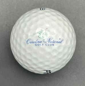 Carolina National Golf Club Logo Golf Ball (1) Pinnacle 332 Usato - Foto 1 di 4